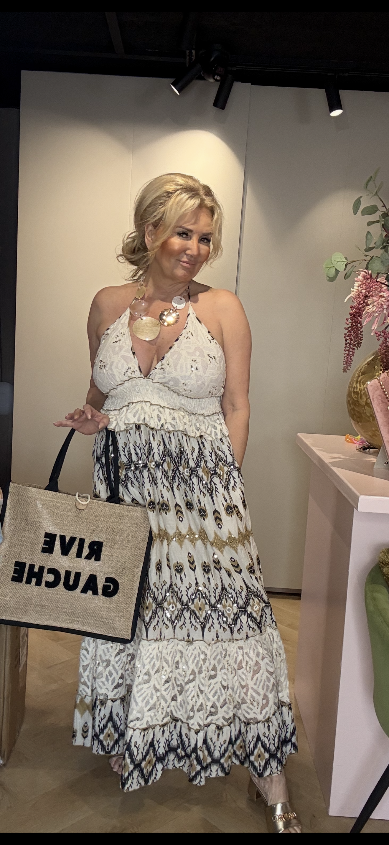 Jurk Boho Chique Beige